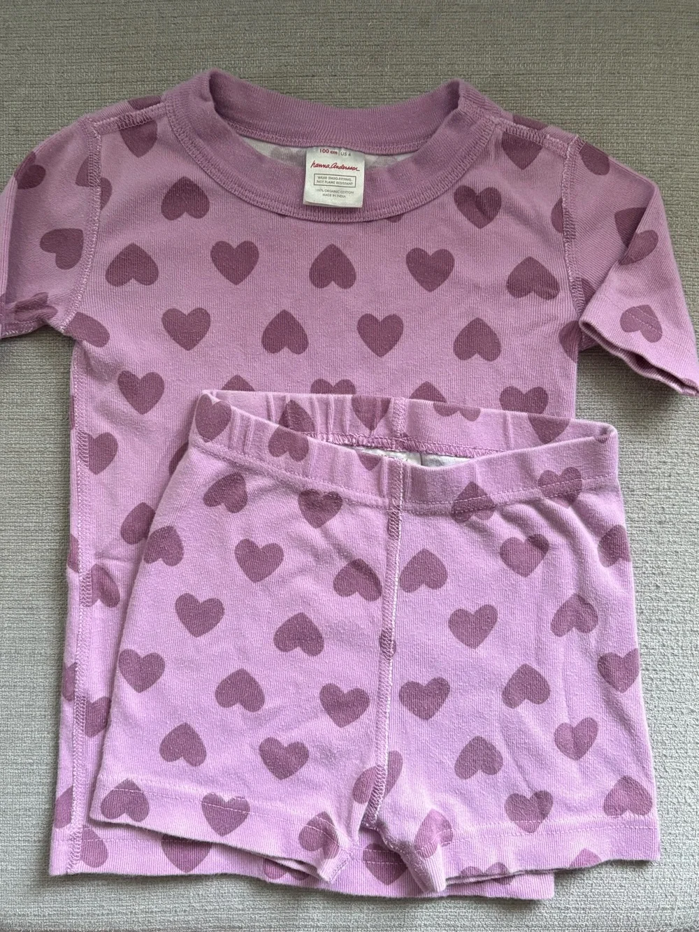 Hannah Andersson Organic Pajamas x2